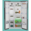 Frigorífico Americano 640L/580 L, Classe E, Inox 
