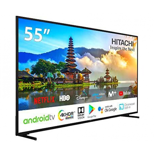 Smart TV LED 4K ULTRA HD, Hitachi 55" - 55HAK5450