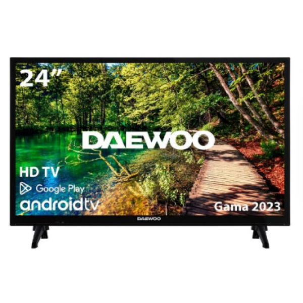 Smart TV LED HD Ready, Daewoo 24" - 24DM54HA 